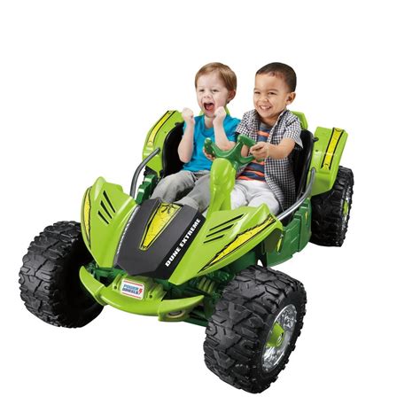 With extra-wide tires and a low profile design, the <b>Power</b> <b>Wheels</b> <b>Dune</b> <b>Racer</b> Extreme is ready to tackle whatever terrain young off-roaders can handle! This mean machine features an awesome Monster Traction drive system, which can zoom over hard surfaces, wet grass and more. . Power wheels dune racer